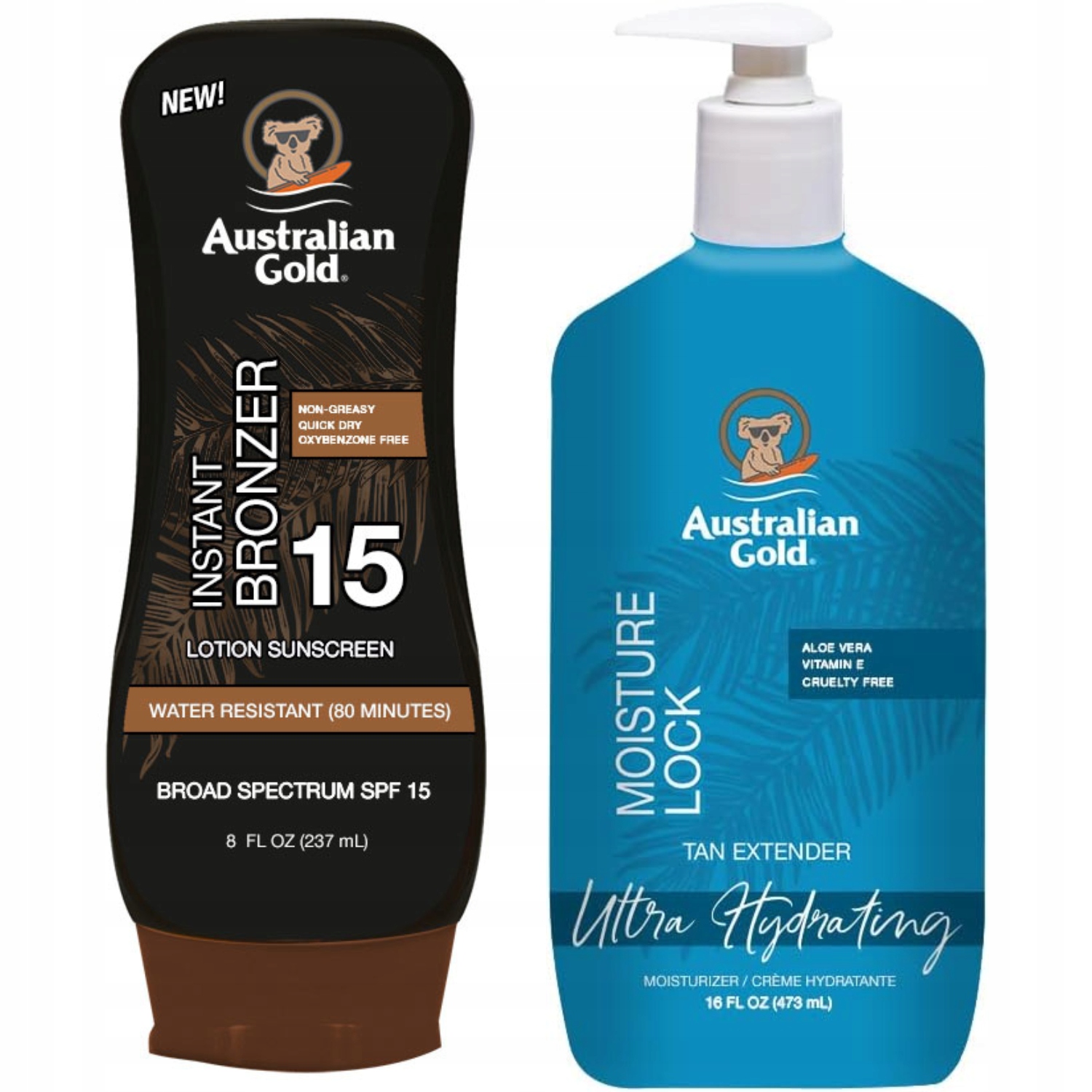 Australian Gold Bronzerový balzám SPF15 Moisture Lock 473 ml