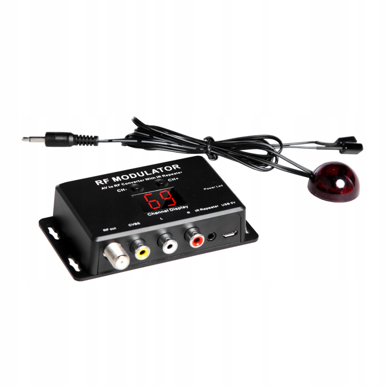 Modulator RF z kompaktem IR Compact AV do konwertera modulatora RF SC