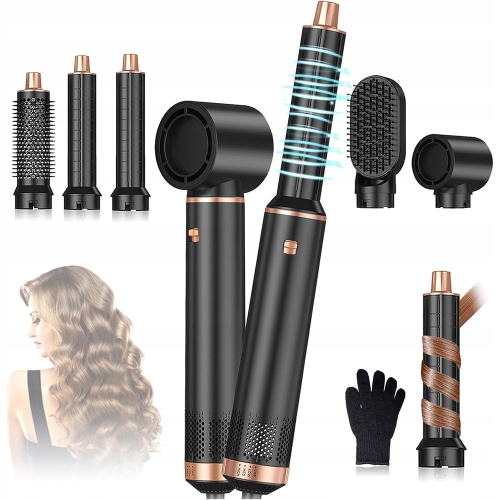 Multifunkční vysoušeč vlasů Kulma 5 v 1 Automatická kulma