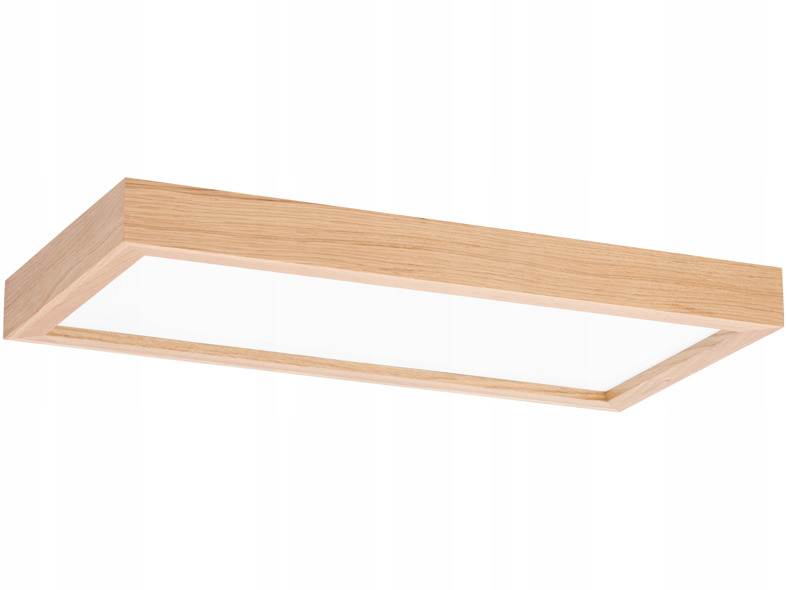 Lampa sufitowa Plafon Led Leja 60x30 Dąb 28W do korytarza, pokoju Stylowa