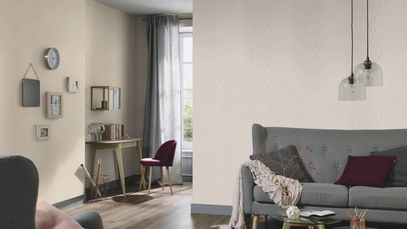 TAPETA TAPETY 3D BEŻ GLAMOUR LIŚCIE FLIZELINA Kod producenta 100496-26