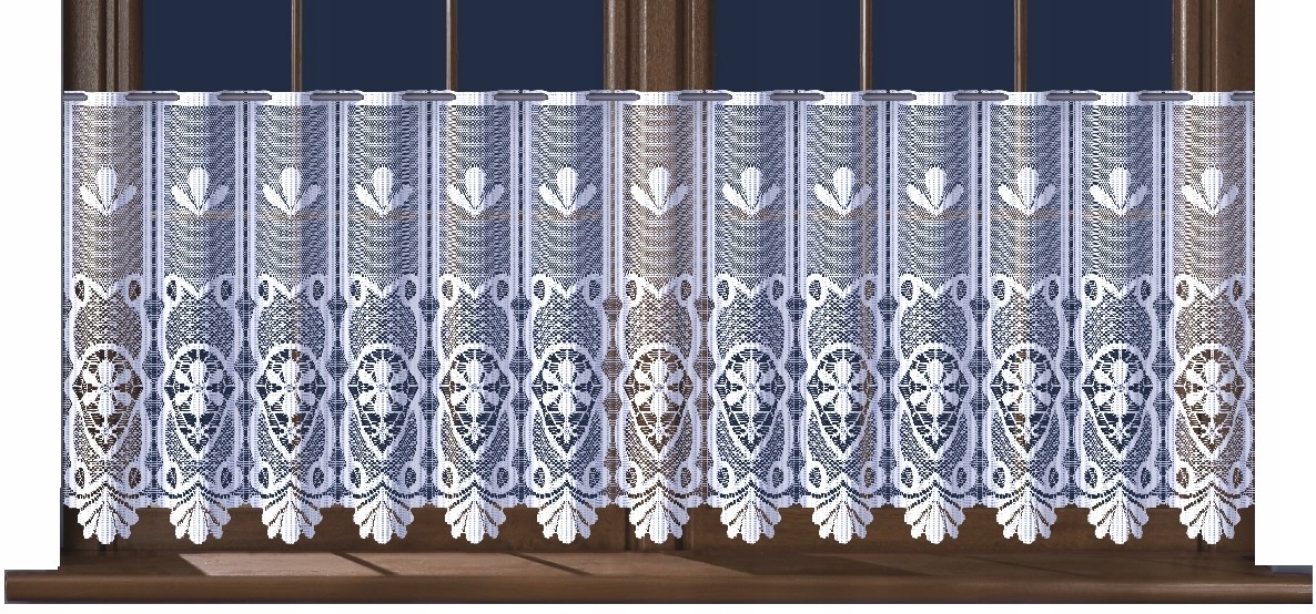 Firana wzór 639d28 rozm. 100x50cm (gotowa) Marka Basetech