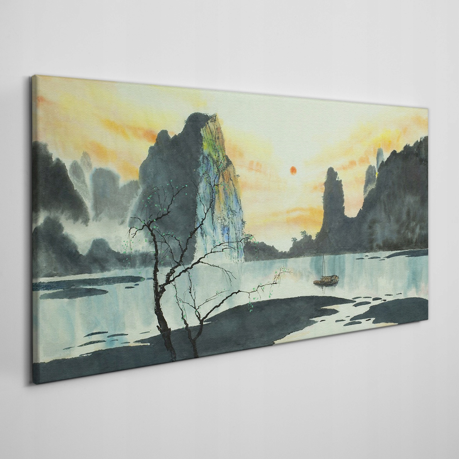 

Obraz ścienny na płótnie Azja góry mgła 100x50 cm