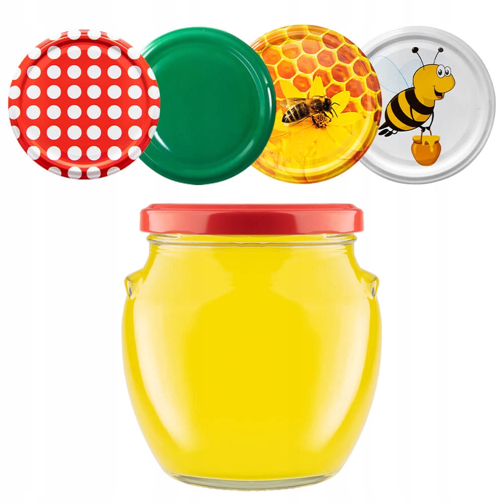 

5sztuk Słoik Amfora 520 ml Dżem Przetwory+ Wieczko