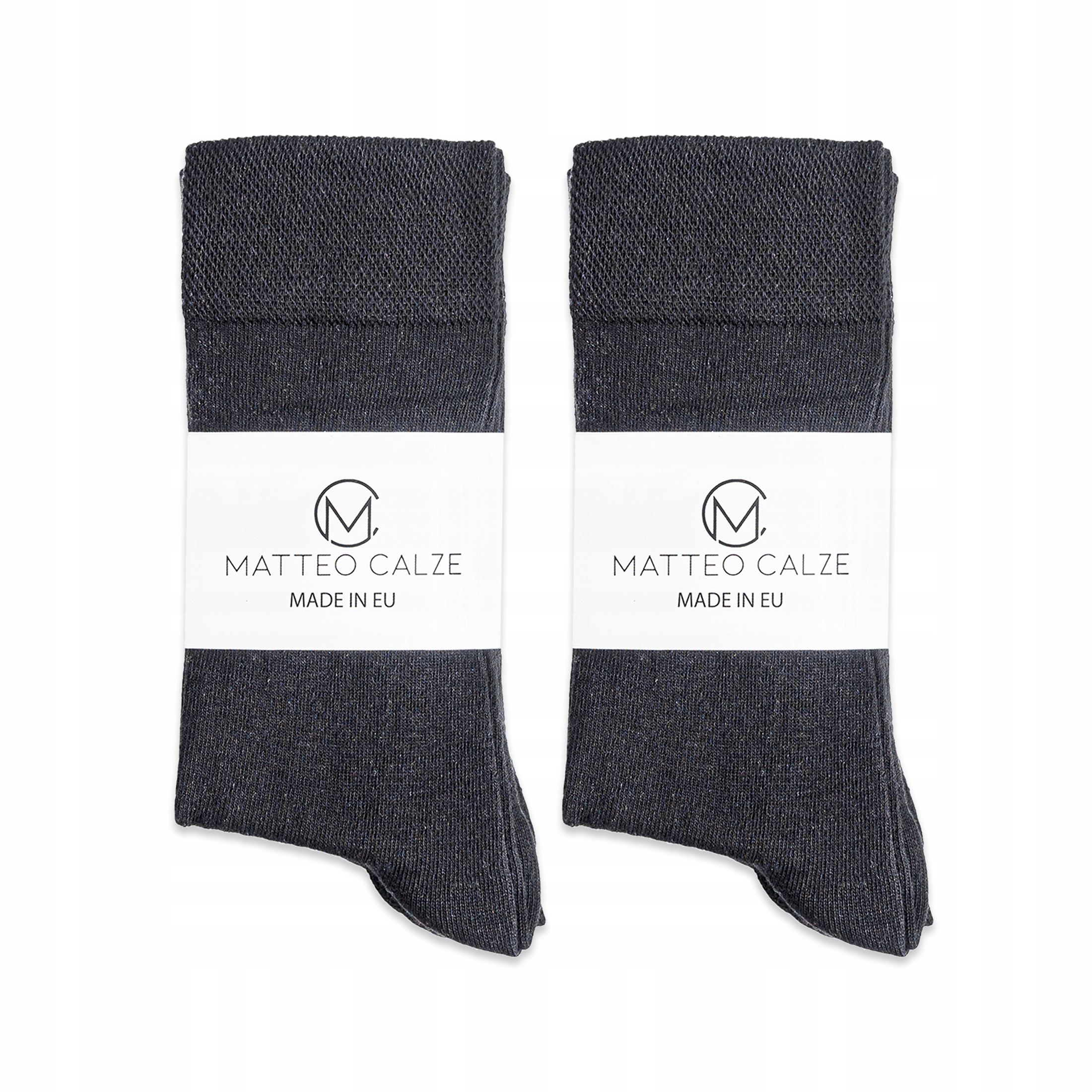 

10 Par Męskie Skarpety Bawełniane Szare 43-46