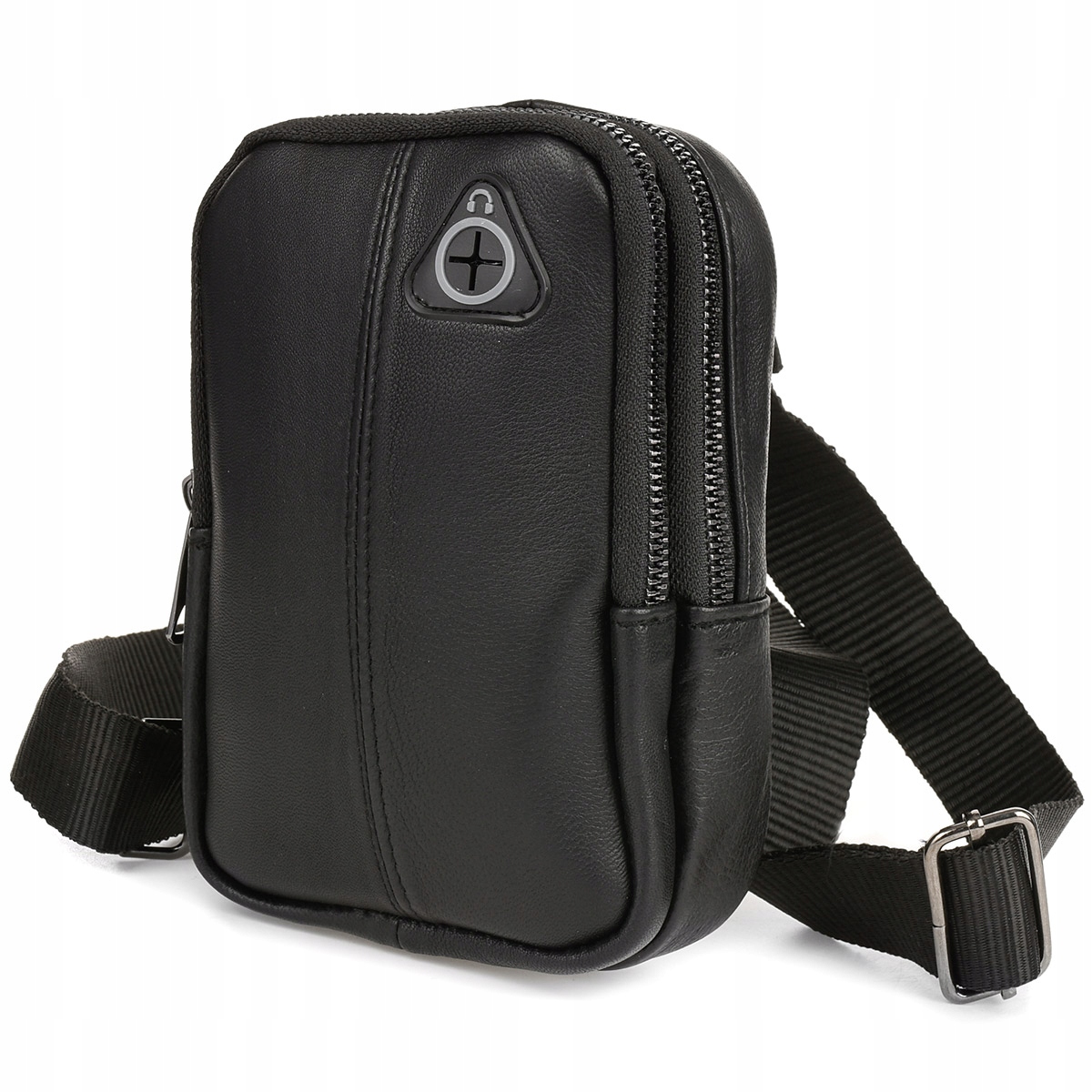 

Skórzana saszetka męska crossbody mała torba