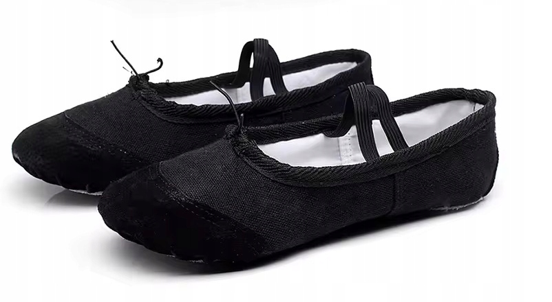 BALETKI BALERINKI BAWEŁNIANE DO TAŃCA NA RYTMIKE, GIMNASTYKA BALET 34 Rozmiar (new) 34