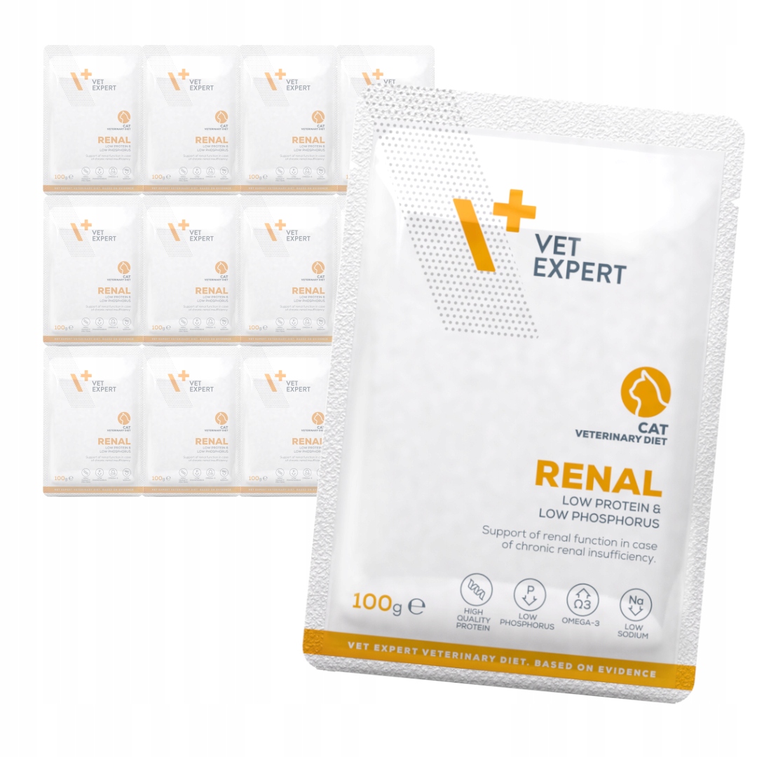 Levně VetExpert Veterinary Diet Renal 12x100g Vlhké veterinární Krmivo Pro Kočky