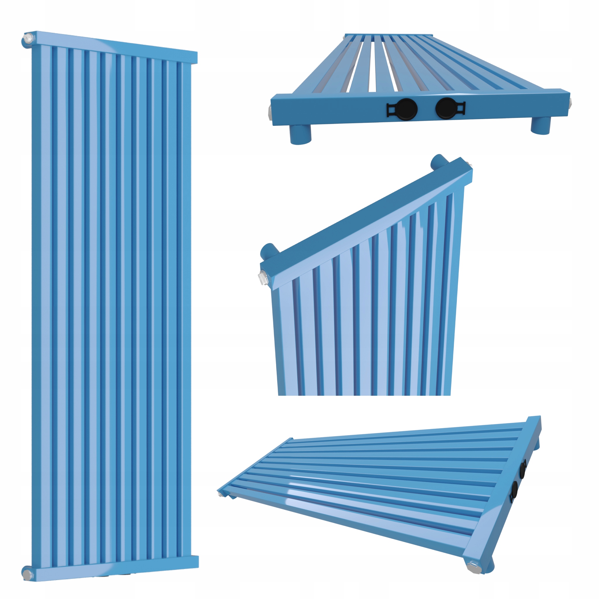 Dekorativní radiátor Radiator 120x46 Modrý