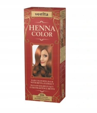

Henna Venita Ziołowy Balsam-116 Płomienna Iskra