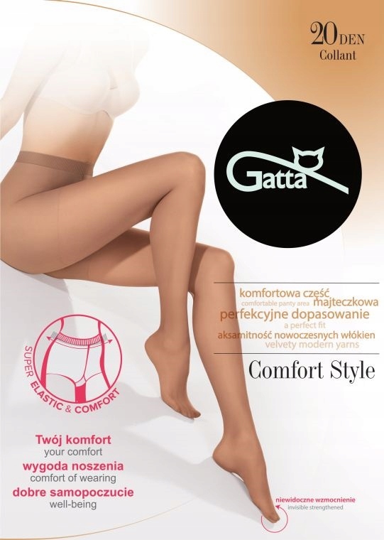 

Gatta Comfort Style Raj. dam. 20den 4-L / Fumo