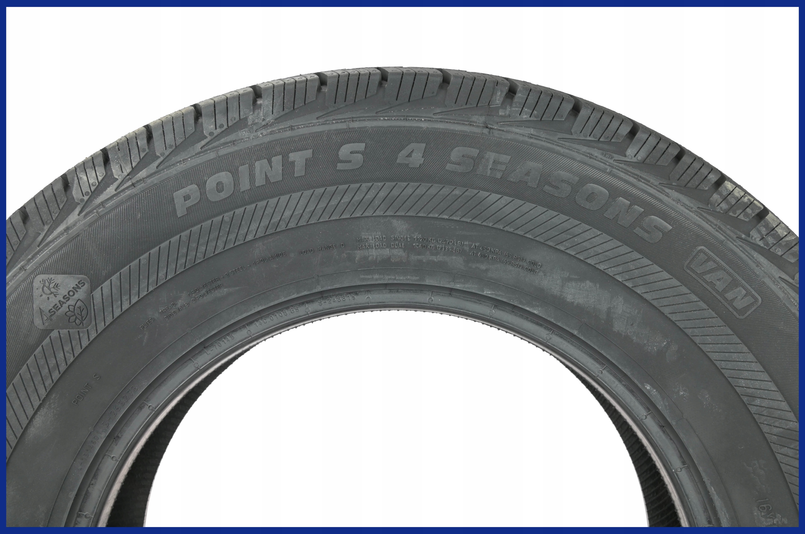 2 x 225/70R15C 112/110R Point S CAŁOROCZNE Profil opony 70