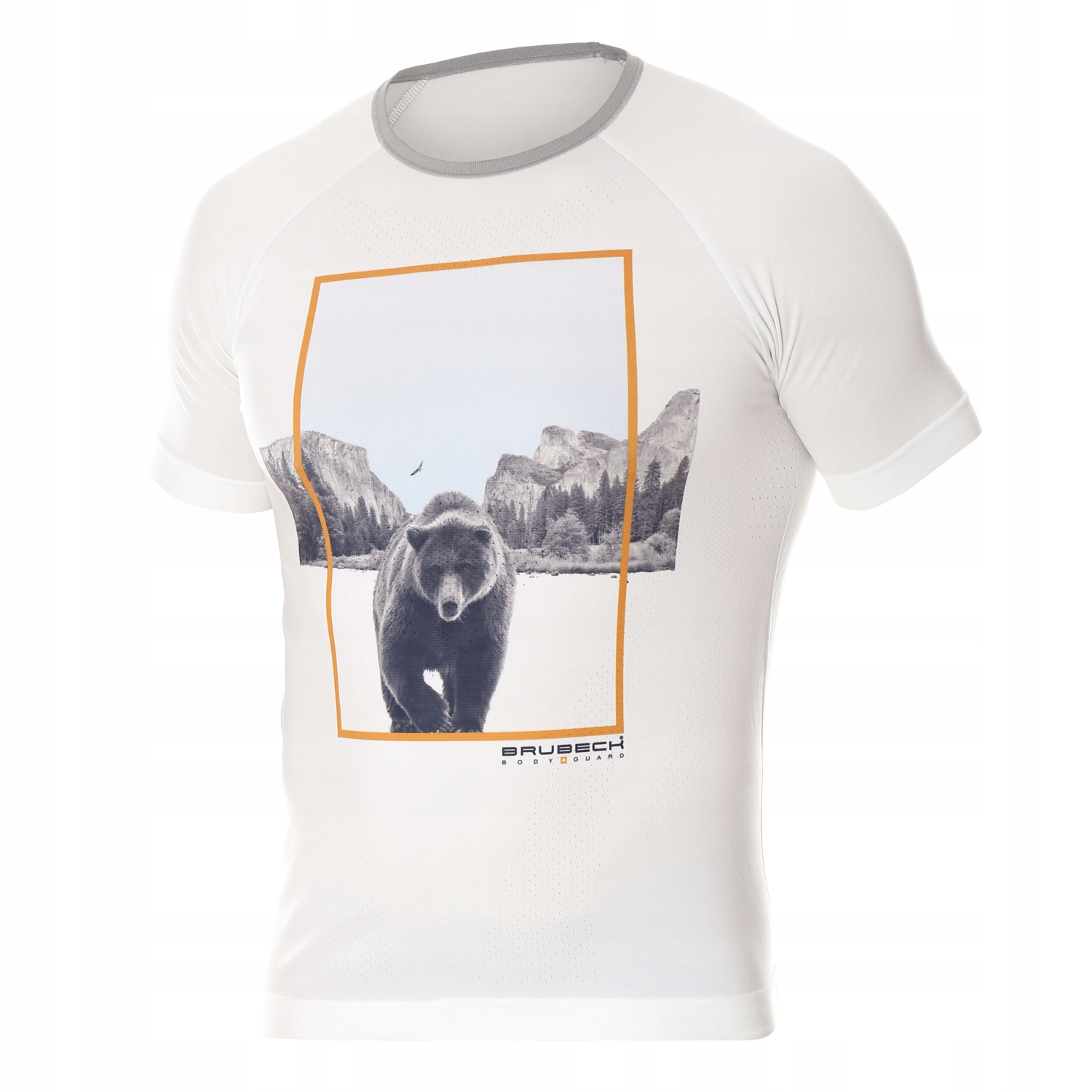 Brubeck Koszulka City Air Męska Biały S