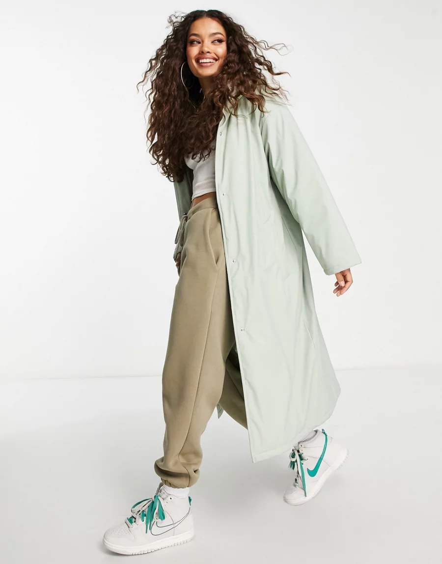 Zelený Jednoduchý Kabát Pro Nízké Ženy 38 1M4I