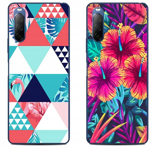 

2 x Etui Silikon Foto Do Sony Xperia 10 II Szkło