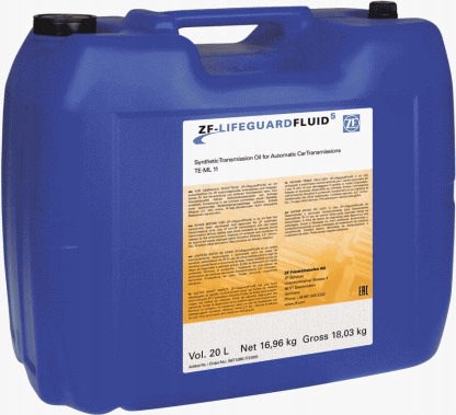 OLEJ PRZKLAD. ZF LIFEGUARDFLUID 5 (20L) Pojemność opakowania 20 l