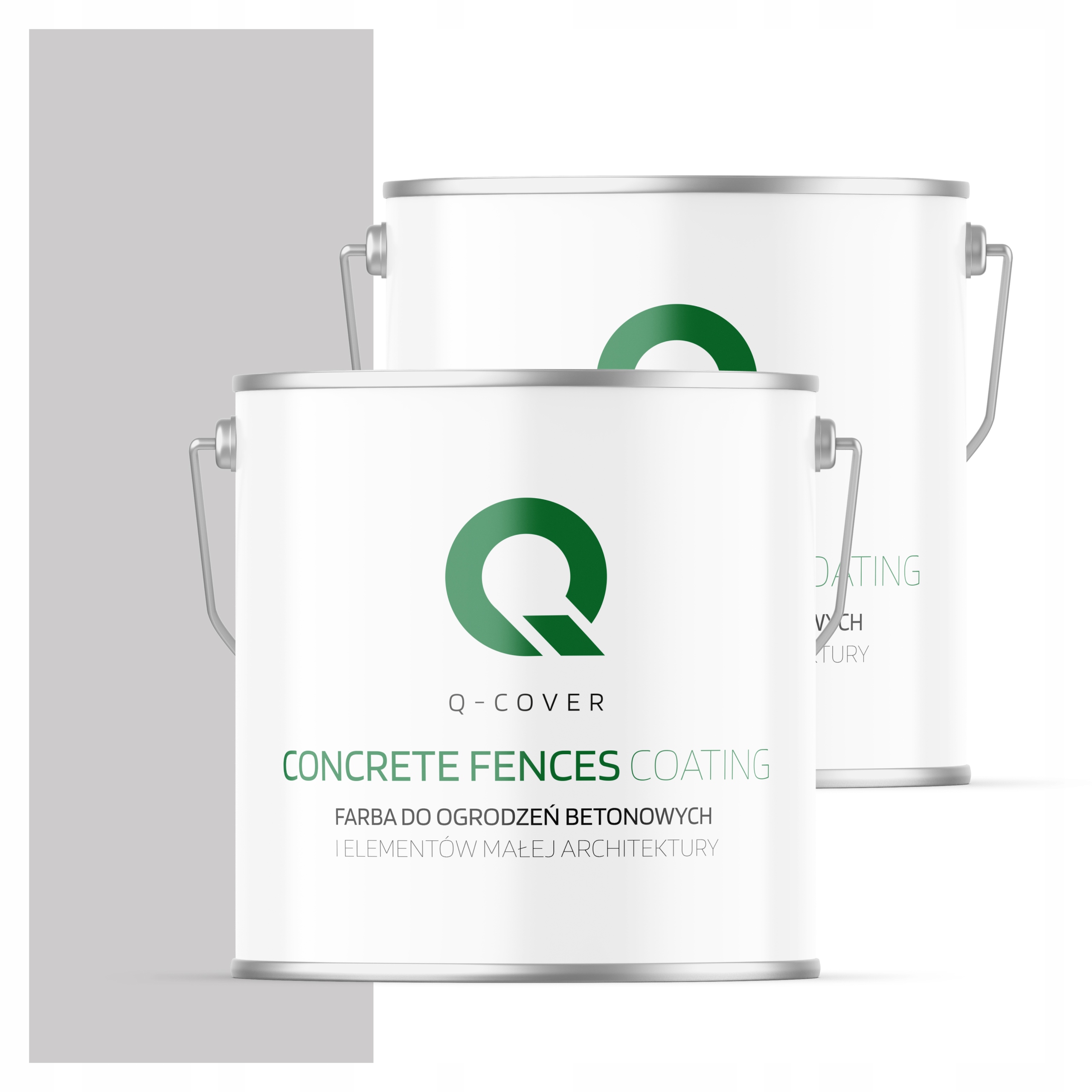 Farba Na Maľovanie Plotov, Betónových Kvetináčov, Svetlosivá Farba 5 L
