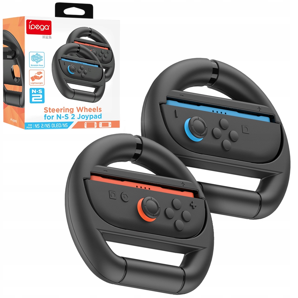 IPega 2x Kierownica wyścigowa do kontrolerów JoyCon Nintendo Switch 2