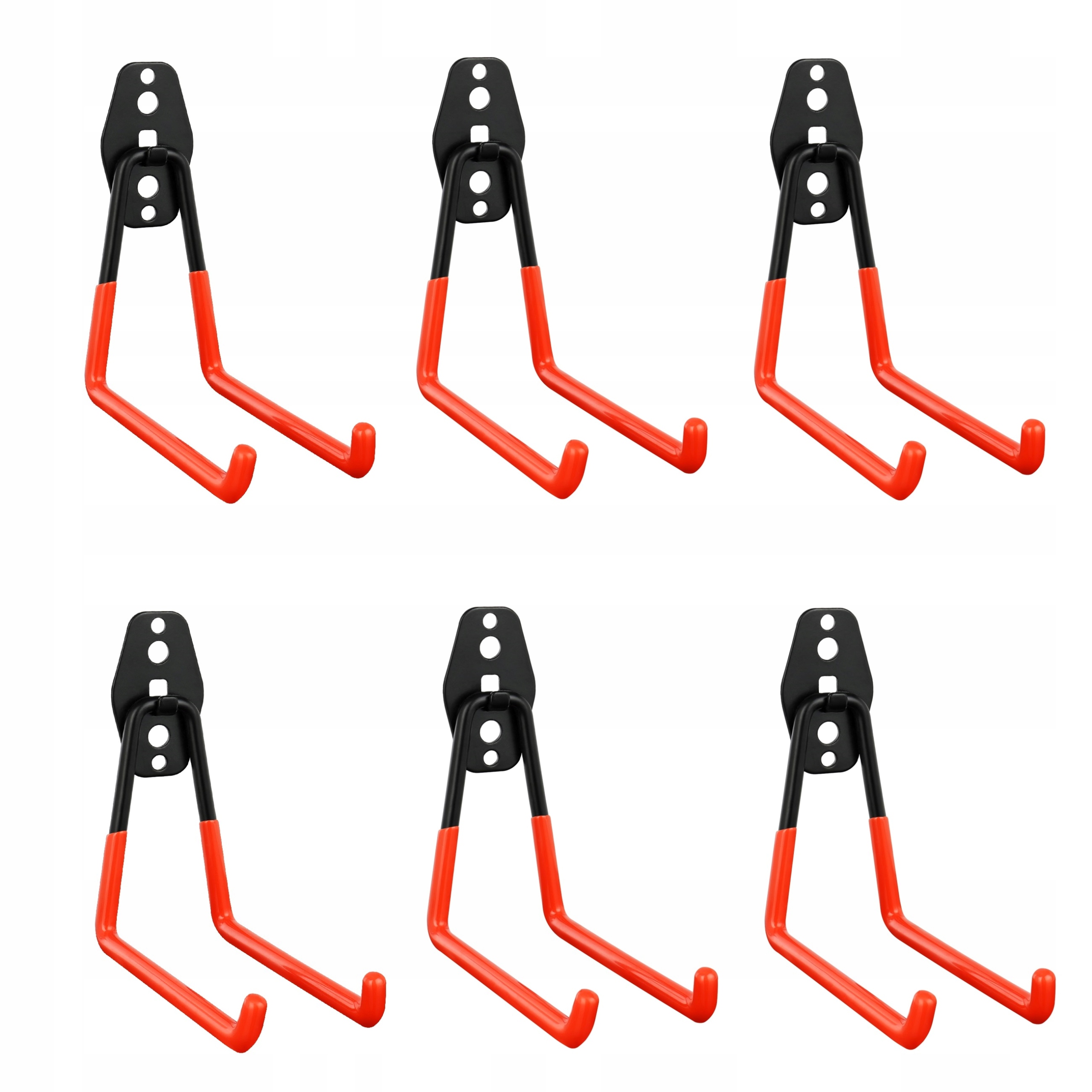 Wieszak hak ścienny na rower Tmy 130x125 mm 20 kg pomarańczowy