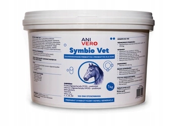 AniVero Symbio Vet 1kg Probiotyki i Prebiotyki dla koni 100 dawek!