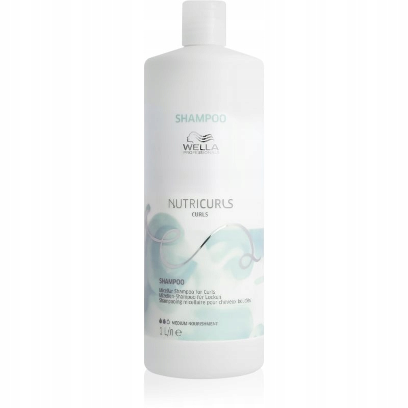 Šampon Wella Nutricurls 1000 ml pro kudrnaté vlasy
