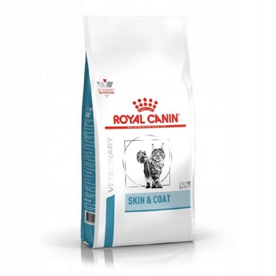 Levně Royal Canin Veterinary Diet Feline Skin Coat suché krmivo pro kočky 3,5 kg