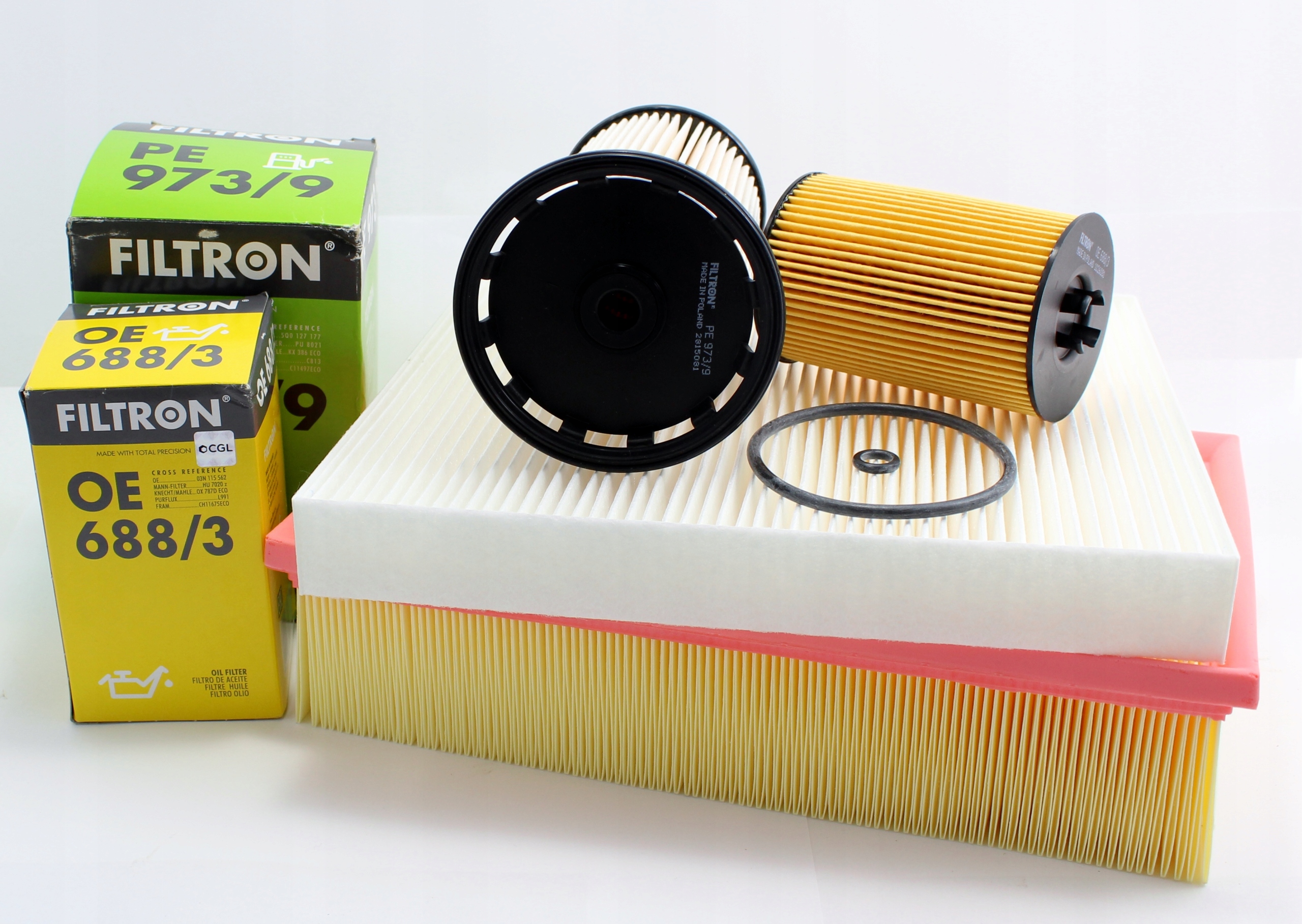 Набор фильтров VW GOLF VII 7 AUDI A3 1.6 2.0 TDI