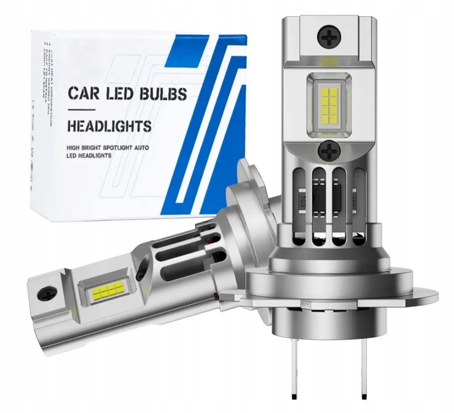 Żarówki Samochodowe H7 Led 80W 16000LM Mocne 300% Canbus 2 Szt