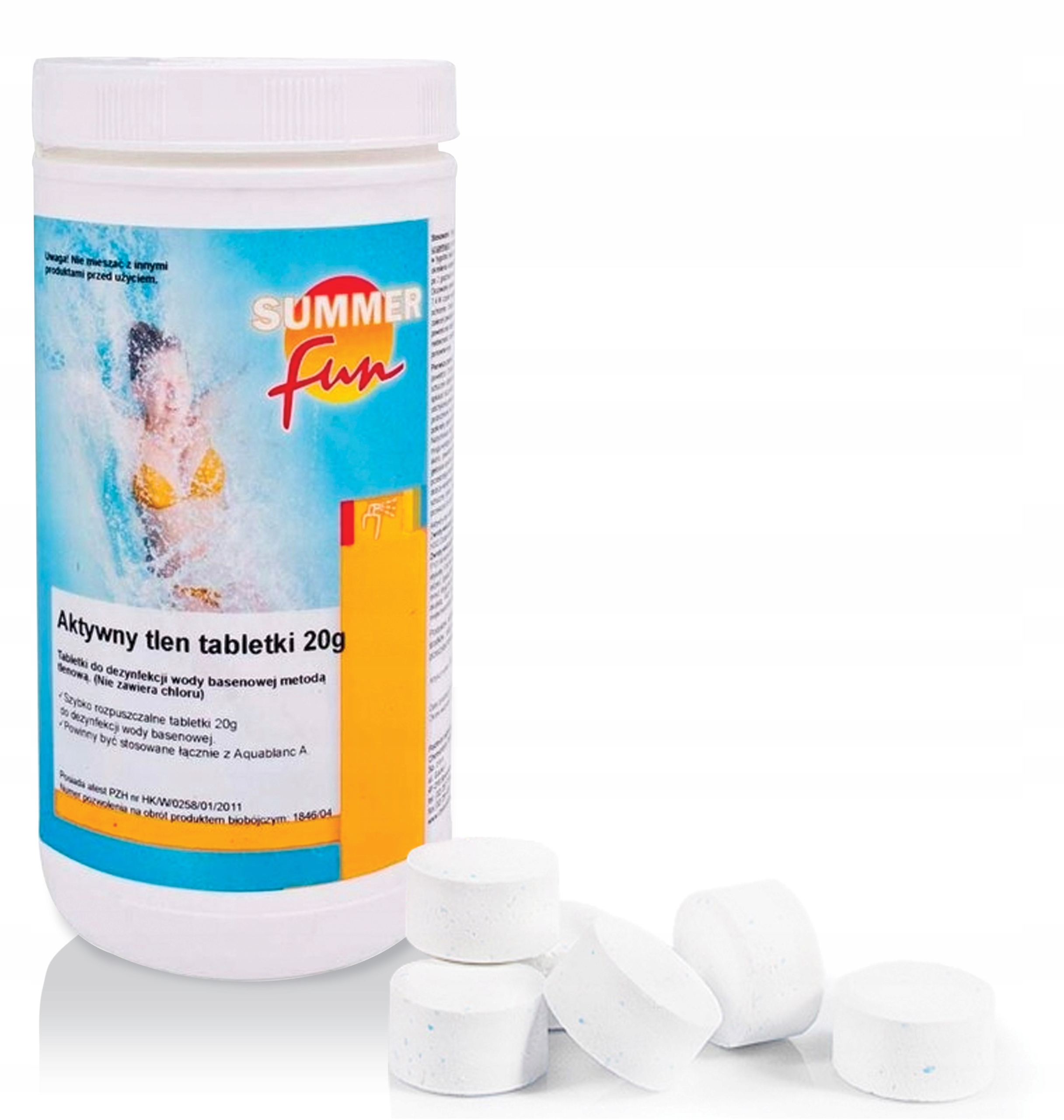 

Aktywny Tlen Tabletki Tlenowe 50x20g Chemoform 1kg