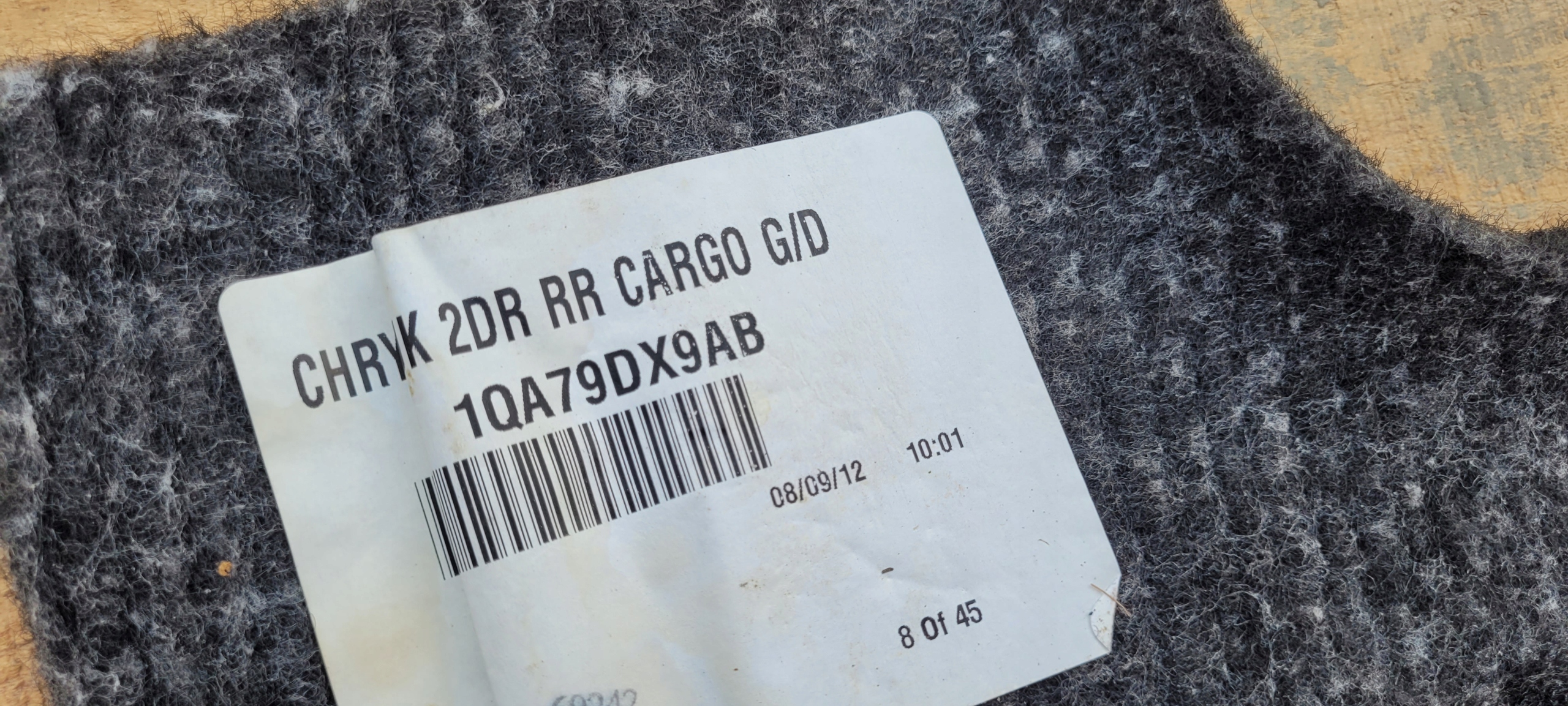 WRANGLER JK багажника 1QA79DX9AB P1PS85DX9AE 3D 2D
