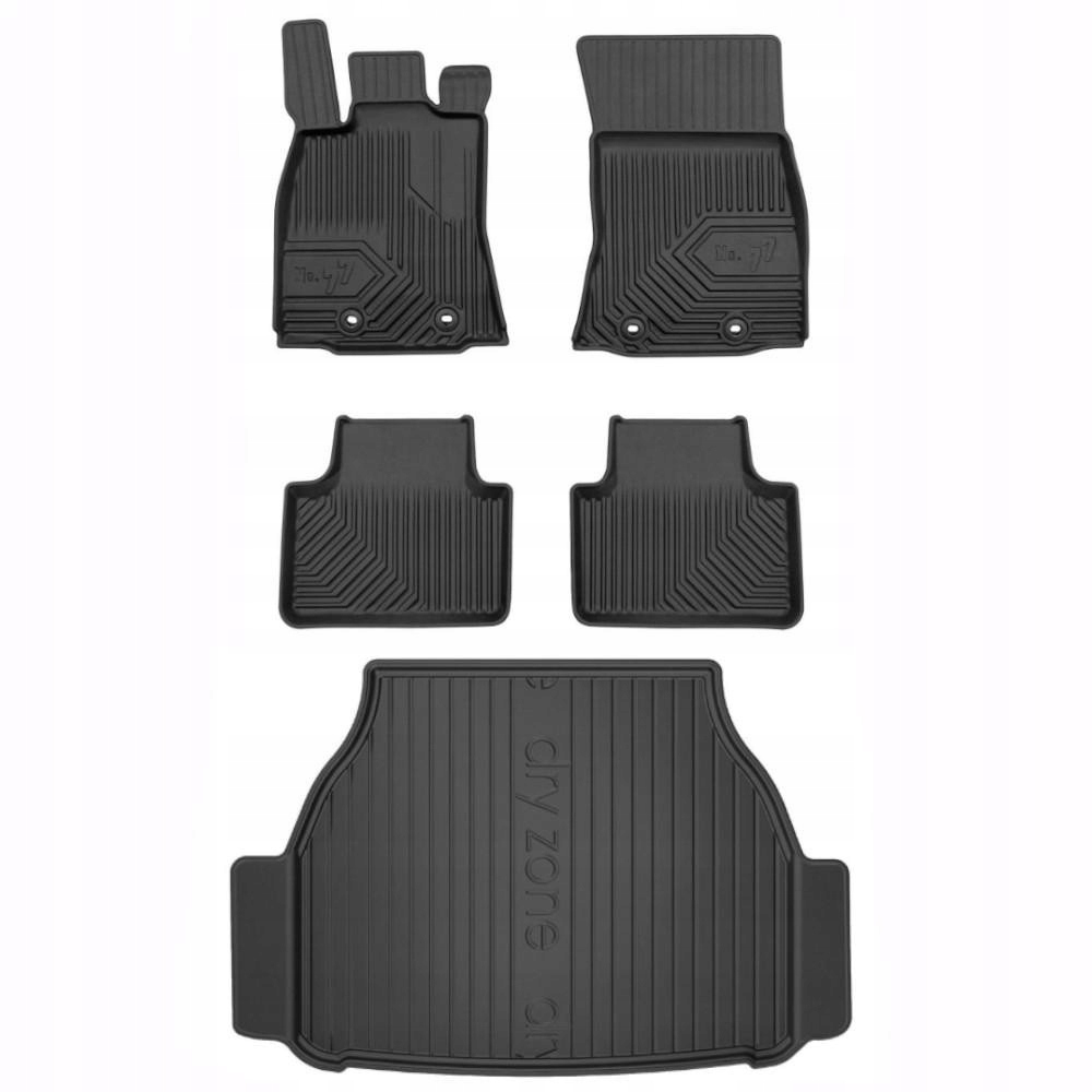 Gumové rohože rohožka do batožinového priestoru Jaguar Xj 8 09- pred faceliftom s kolesom.