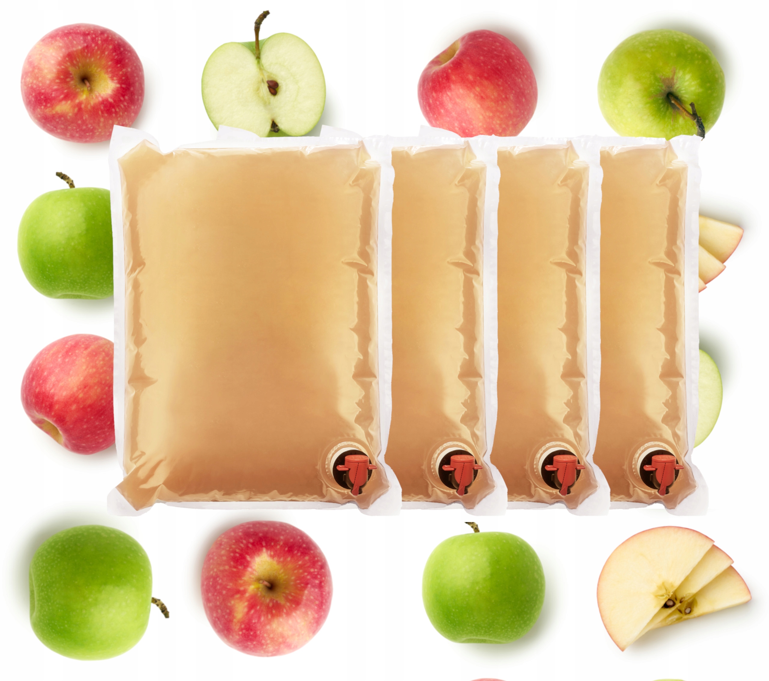 

Sok z jabłek tłoczony Nfc 4x5L 15,8 zł/5L=3,16zł/L