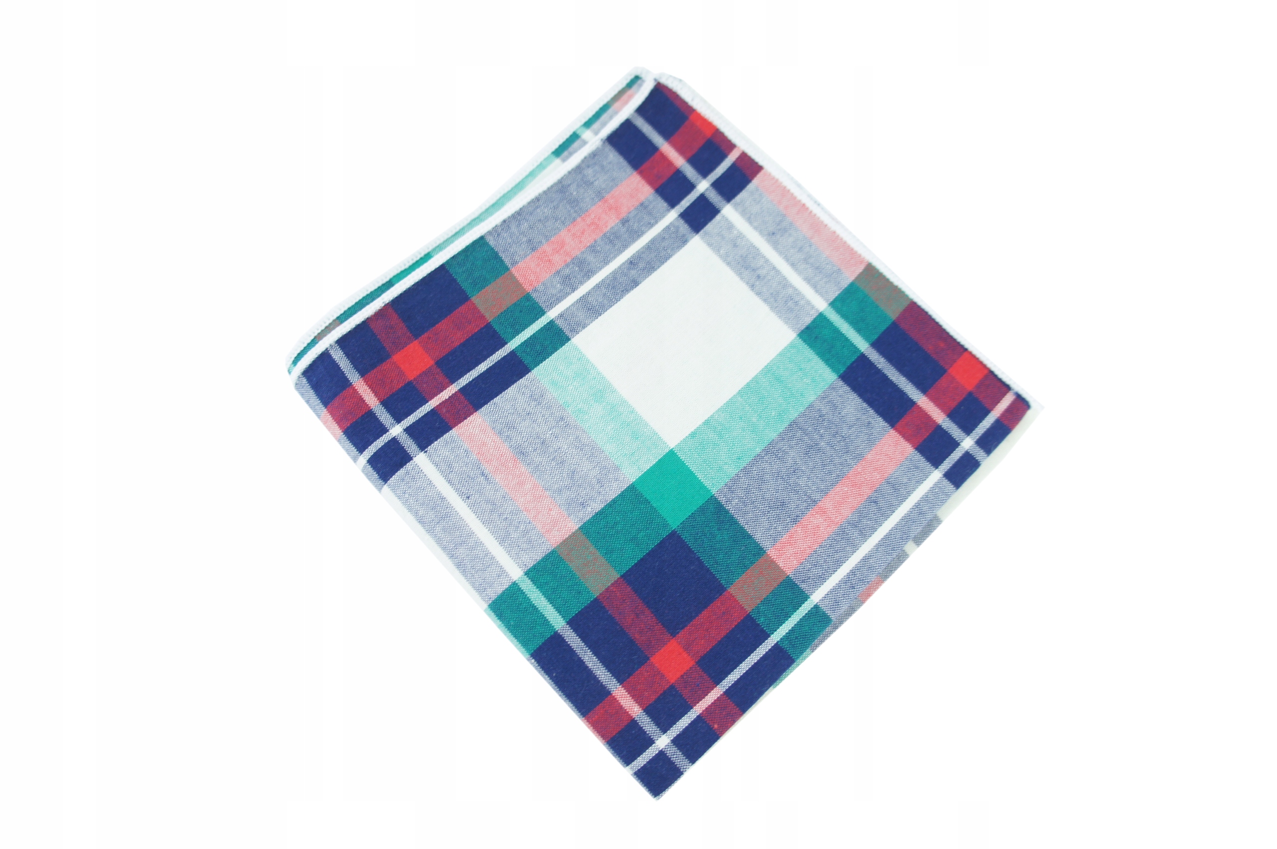 Poszetka CHUSTECZKA garniturowa w kratę elegancka