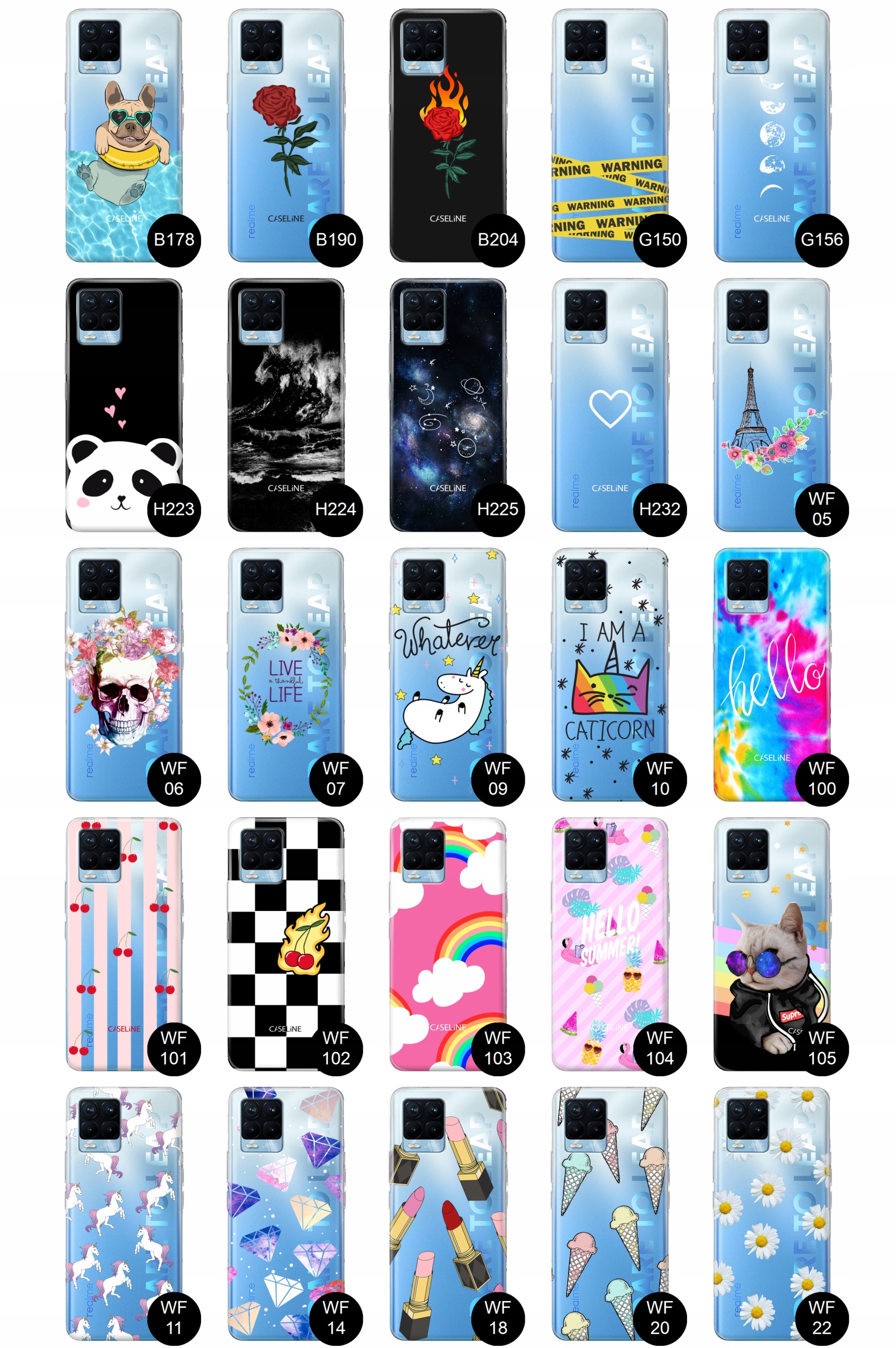 Etui do Realme 8 / 8 Pro case wzory guma