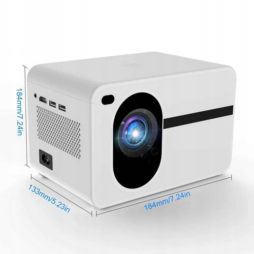 Led videoprojektor AT-M261 1080P Full Hd WiFi Bluetooth Hdtv Home Theate