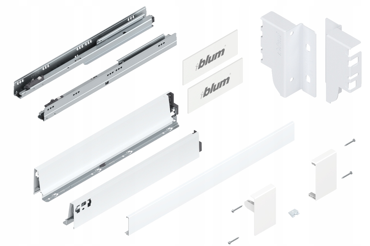 Blum Šuplík Tandembox 450 Nízká vnitřní velikost M Bílá