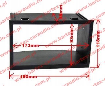 Seat IBIZA 3 Cordoba 2 ramka radiowa RADIO 2din Kod producenta 61190/2dinn