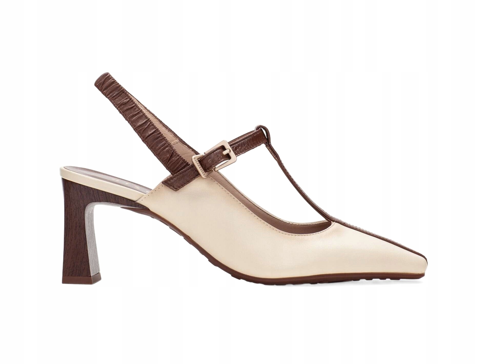 Dámské slingbackové lodičky s odkrytou patou béžové Hispanitas BHV264675 r40