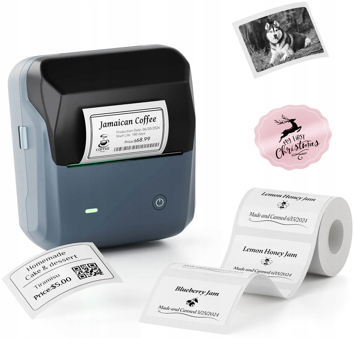 Termotiskárna samolepících štítků Niimbot B31, aplikace Bluetooth