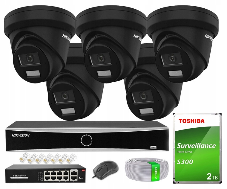 Monitorovacia súprava Hikvision Acusense DS-2CD2343G2-LI2U Hybrid Light 4MPx
