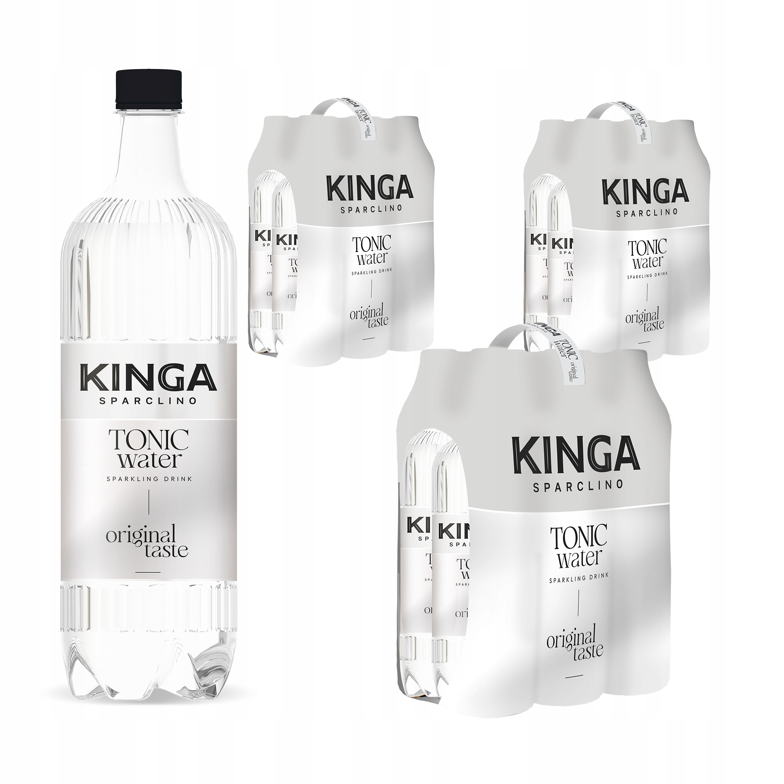 18x Kinga Sparclino Tonic Water Original klasyczny smak toniku 1 l