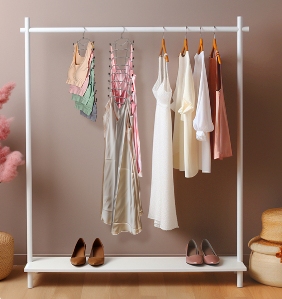 3X SKŁADANY WIESZAK OSZCZĘDNOŚĆ MIEJSCA DLA BRANSOLETKÓW CAMI STANIKÓW Liczba miejsc do wieszania 5 i więcej