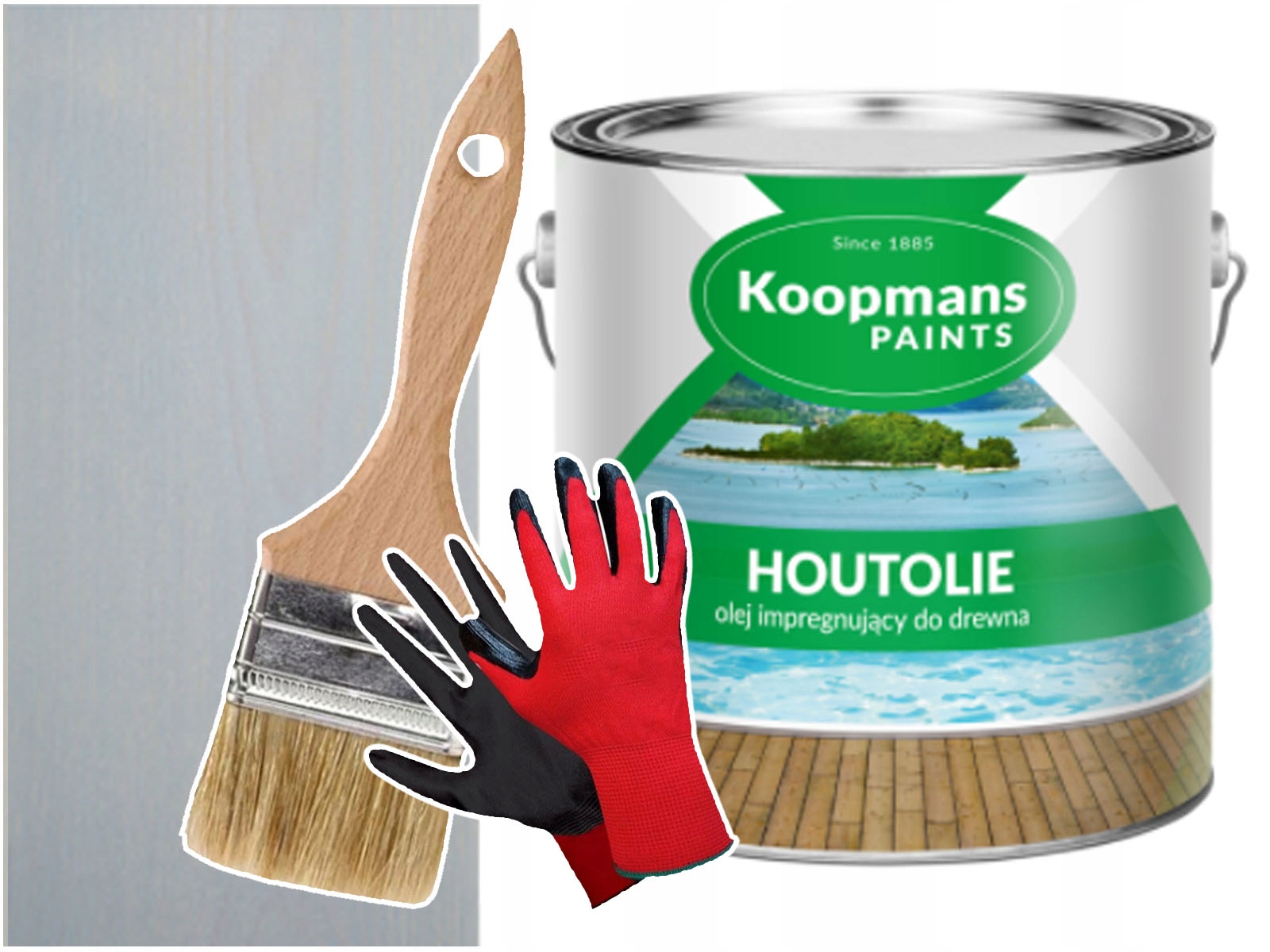 Koopmans Olej na terasu Houtolie Šedý 2,5 l