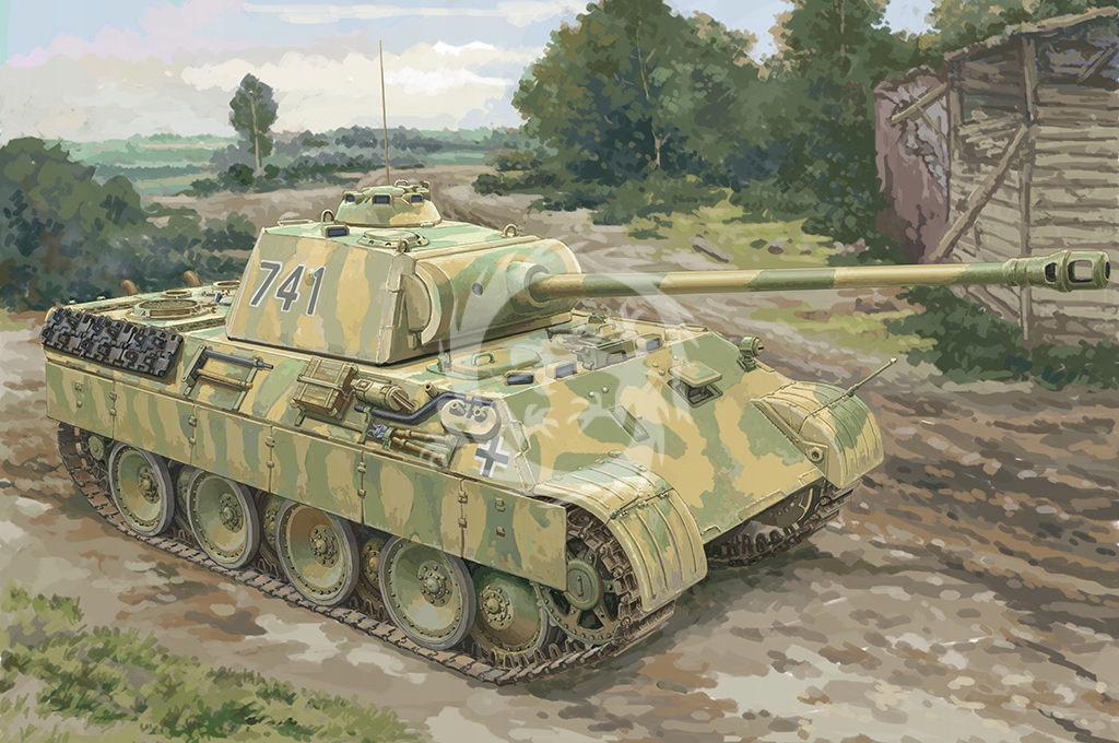 Německý Sd.Kfz.171 PzKpfw Ausf A HobbyBoss 84830 měřítko 1/48