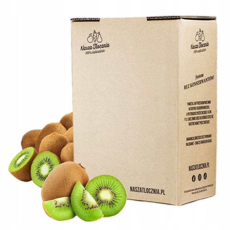 Levně Šťáva z kiwi 100% Lisovaný za studena Nfc Nasza Tłocznia Přírodní bez cukru 3L