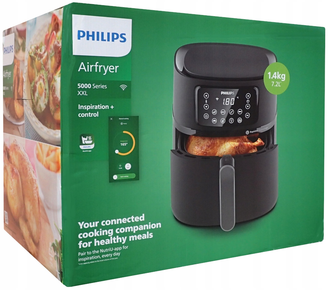 Fritéza Beztuková Philips HD9285/93 AirFryer WiFi 6 osob