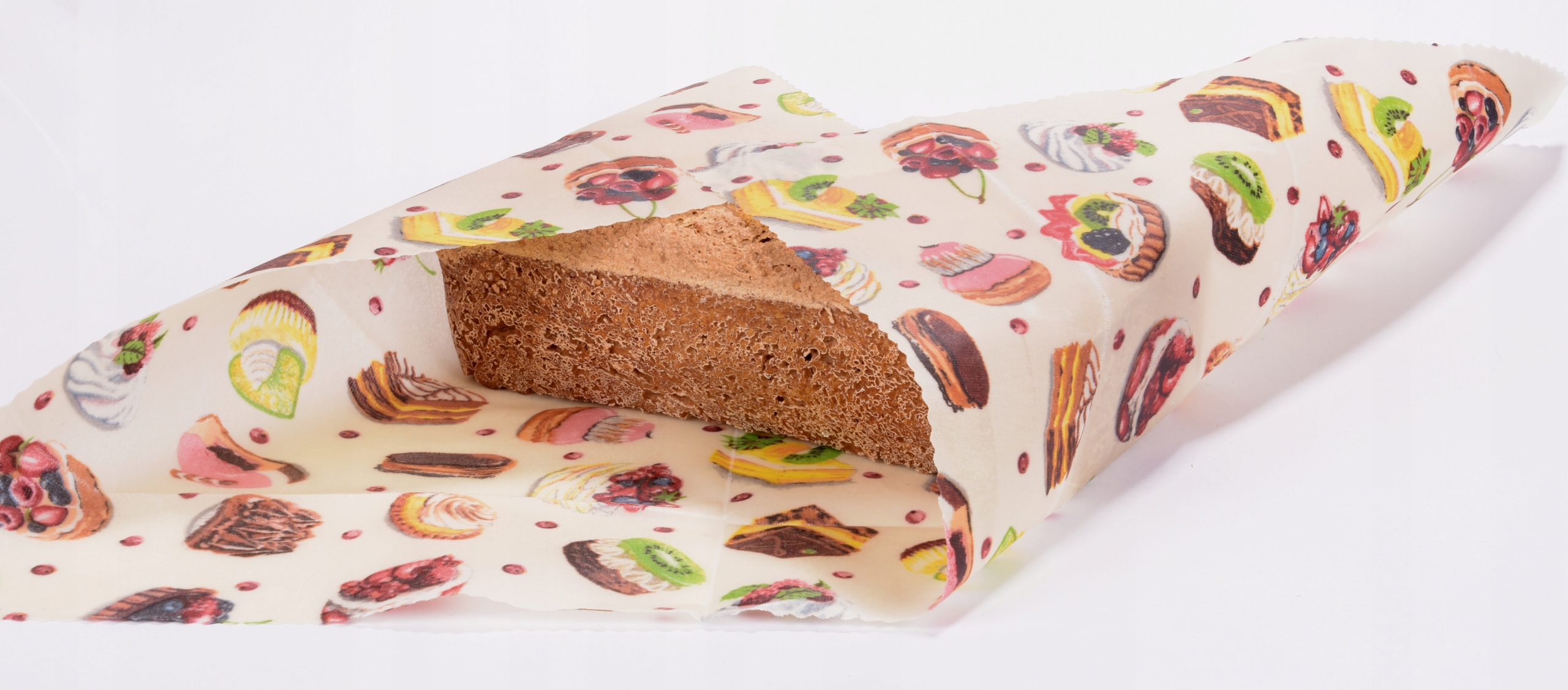 WOSKOWIJKI Z CZYSTEJ BAWEŁNY- EKOLOGICZNE PAKOWANIE ŻYWNOŚCI - TORCIKI - XL Maksymalna szerokość boku 50 cm