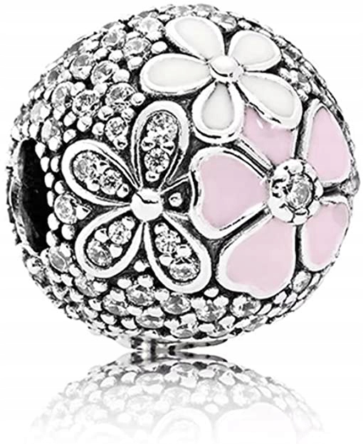 Charms stoper stříbrný Ag 925 květy CH1520422