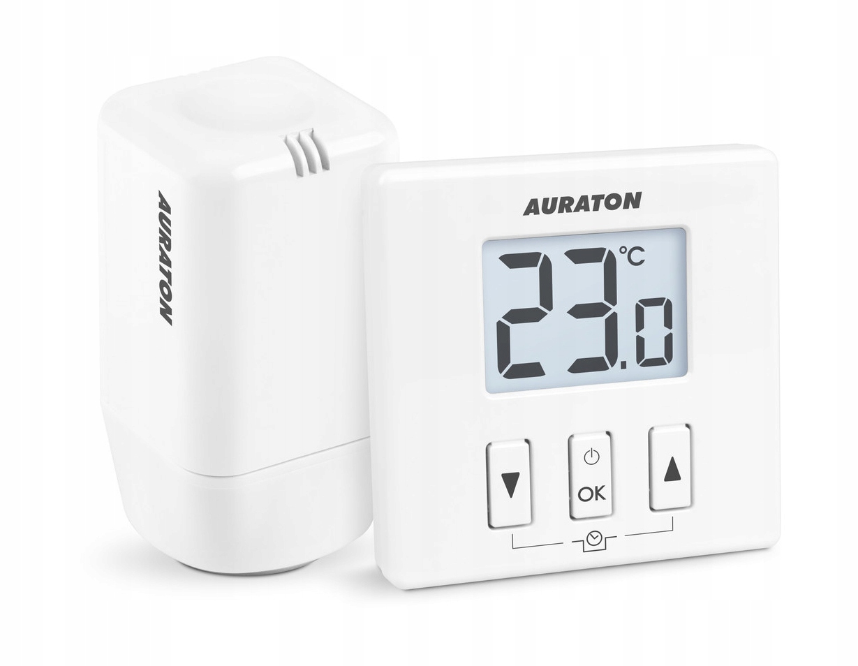 Elektronická hlavica izbový regulátor Auraton