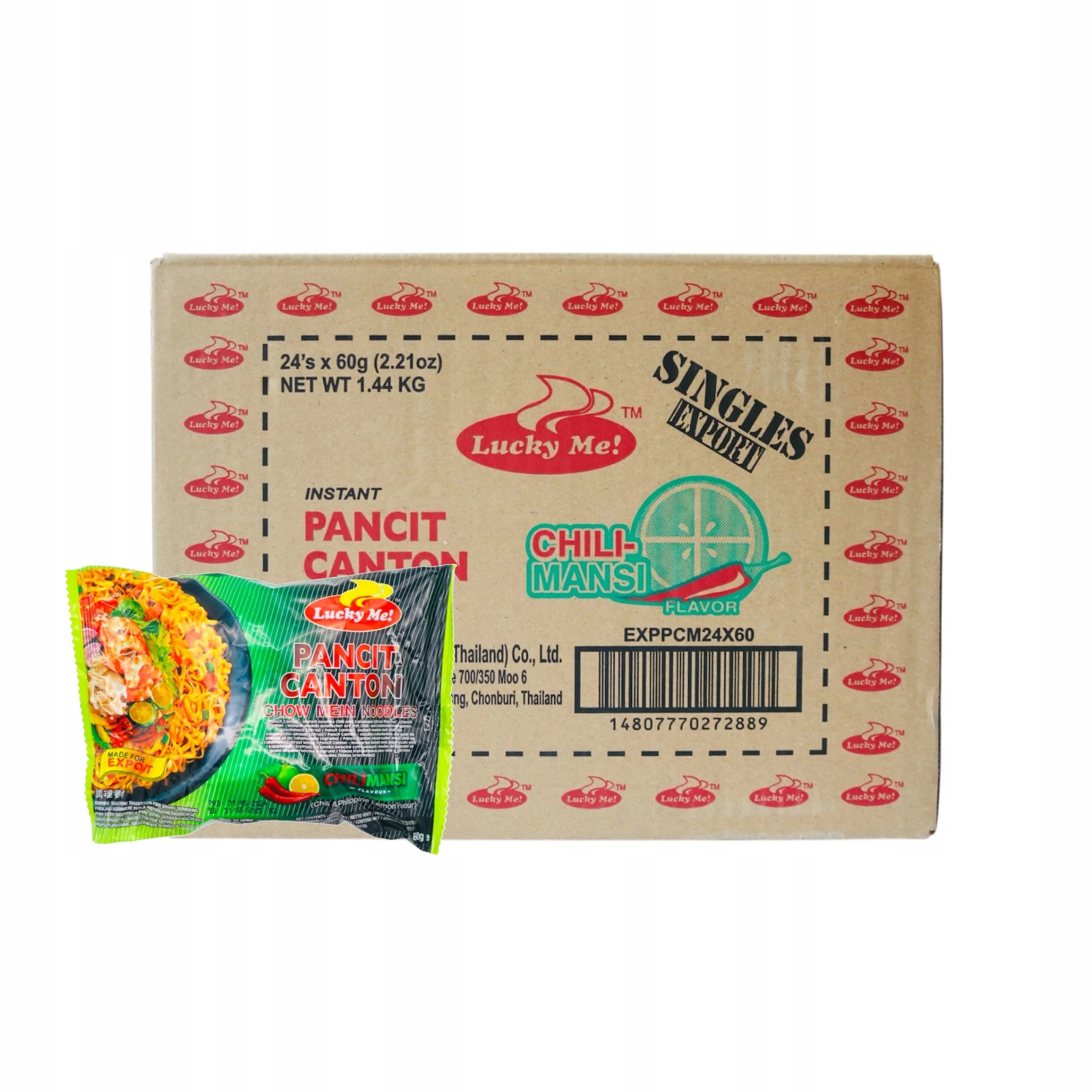 Pinoymarket filipínský obchod: 24x Instant Pancit Canton Chilimansi Lucky Me